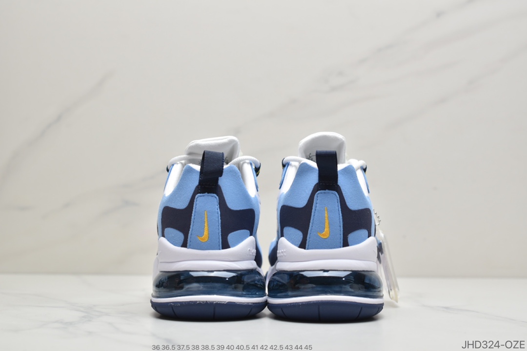 190 公司级耐克max270气垫系列React Air Max 270 高桥盾网纱系列 CT1264-104