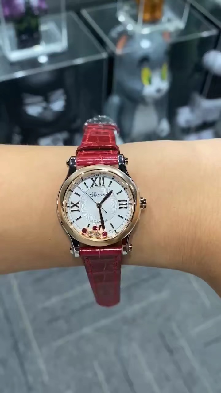 Chopard 萧邦快乐钻女表视频欣赏，有多少女的抵挡不了它 偷笑