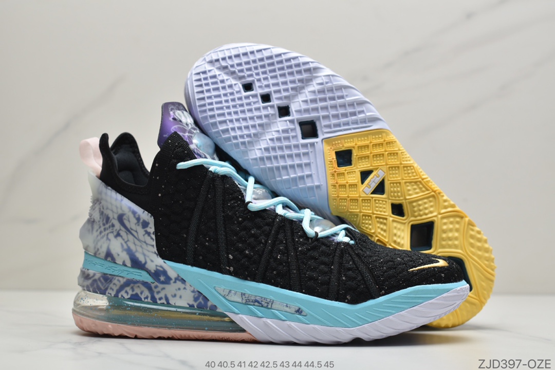 240 Nike LeBron 17Future Air勒布朗·詹姆斯17代签名战靴室内实战高帮运动飞织篮球鞋 货号：DB7644-003