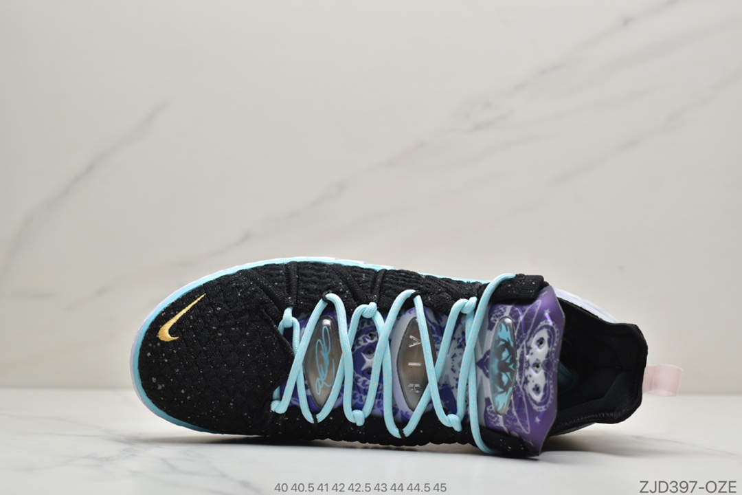 240 Nike LeBron 17Future Air勒布朗·詹姆斯17代签名战靴室内实战高帮运动飞织篮球鞋 货号：DB7644-003