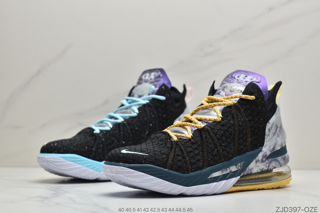 240 Nike LeBron 17Future Air勒布朗·詹姆斯17代签名战靴室内实战高帮运动飞织篮球鞋 货号：DB7644-003