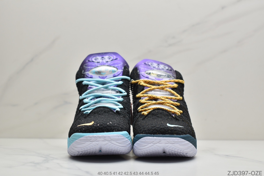 240 Nike LeBron 17Future Air勒布朗·詹姆斯17代签名战靴室内实战高帮运动飞织篮球鞋 货号：DB7644-003