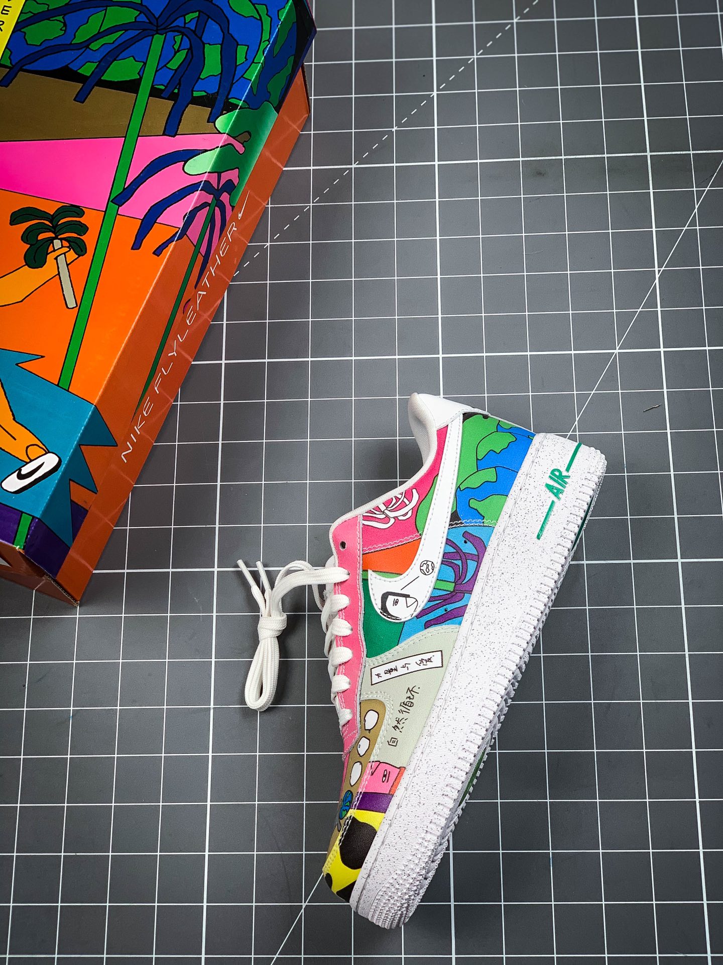 250 华人艺术家联名Ruohan Wang x Air Force 1 插画师CZ3990-900