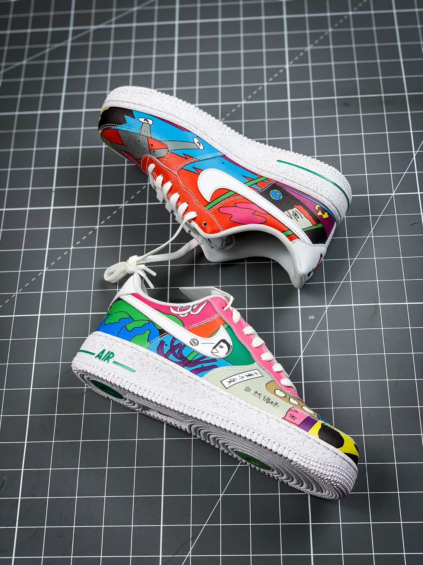 250 华人艺术家联名Ruohan Wang x Air Force 1 插画师CZ3990-900