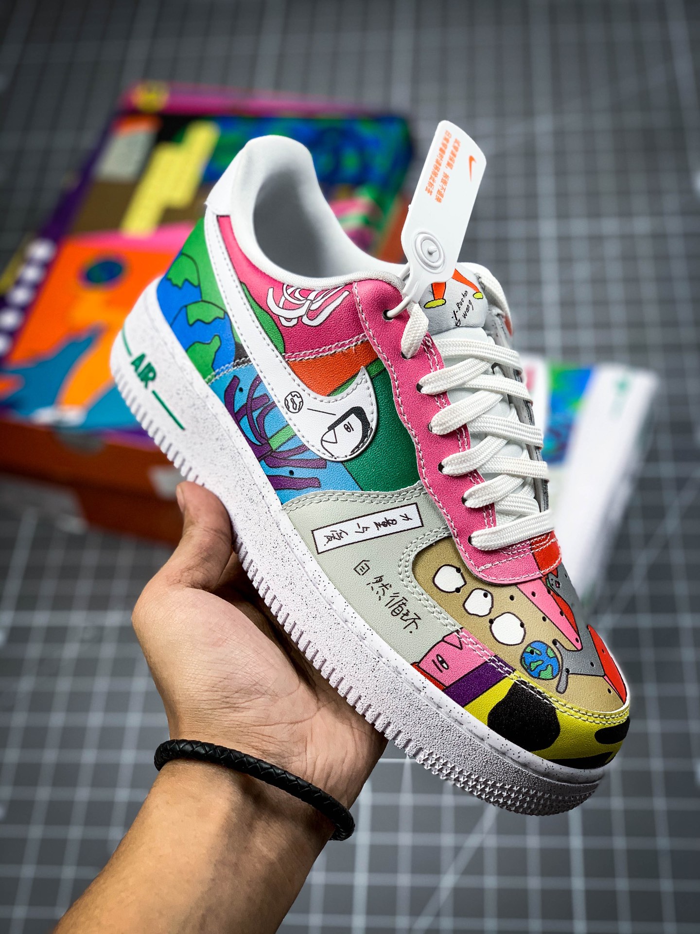250 华人艺术家联名Ruohan Wang x Air Force 1 插画师CZ3990-900