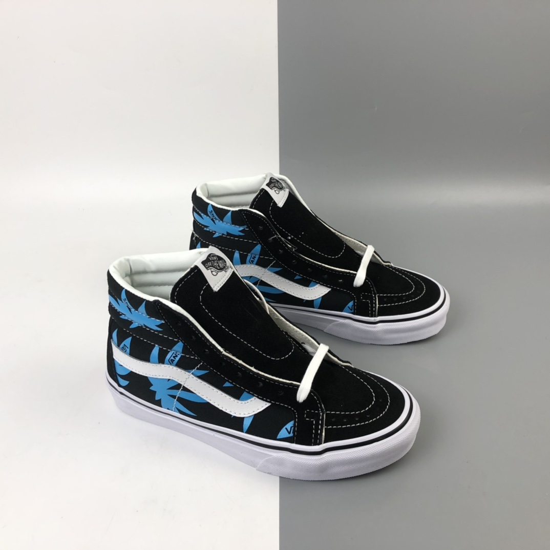 150 Vans Sk8-Hi 38 DX 灰白撞色高帮休闲板鞋 VN0A38GFUQ1