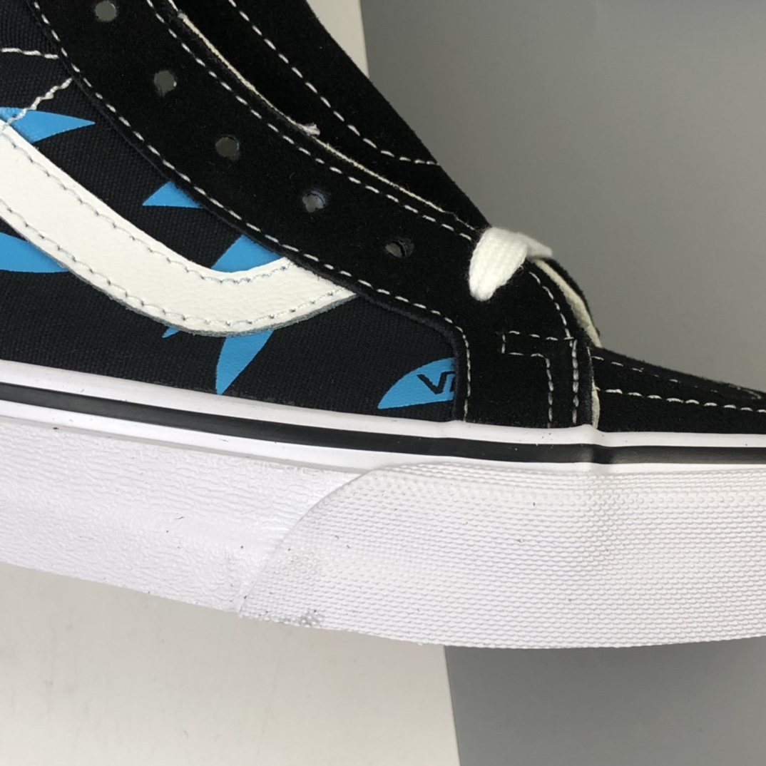 150 Vans Sk8-Hi 38 DX 灰白撞色高帮休闲板鞋 VN0A38GFUQ1