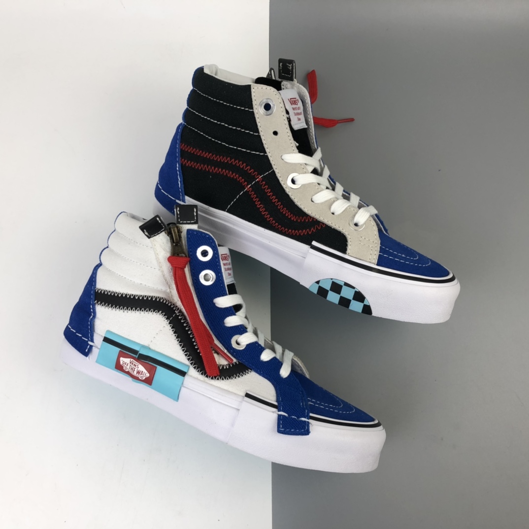 270 Vans Vault Sk8-Hi Reissue Ca 解构主义高帮帆布硫化板鞋 VN0A3WM1XHR