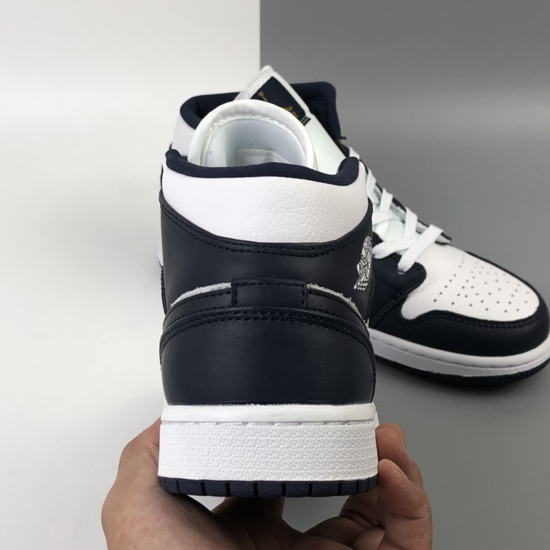 250 Air Jordan 1 Mid “What The”AJ1 乔1中帮中性文化篮球鞋黑耀石554724-174