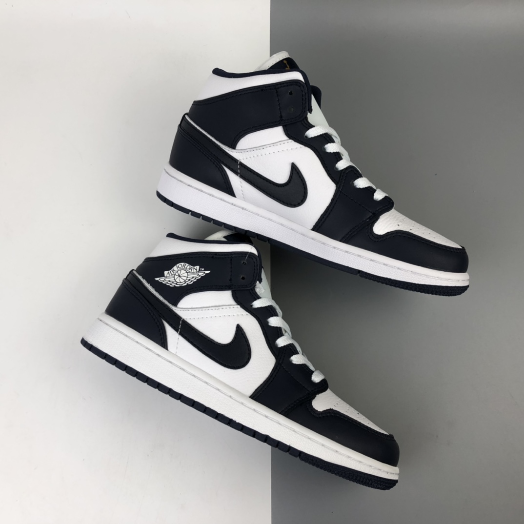 250 Air Jordan 1 Mid “What The”AJ1 乔1中帮中性文化篮球鞋黑耀石554724-174