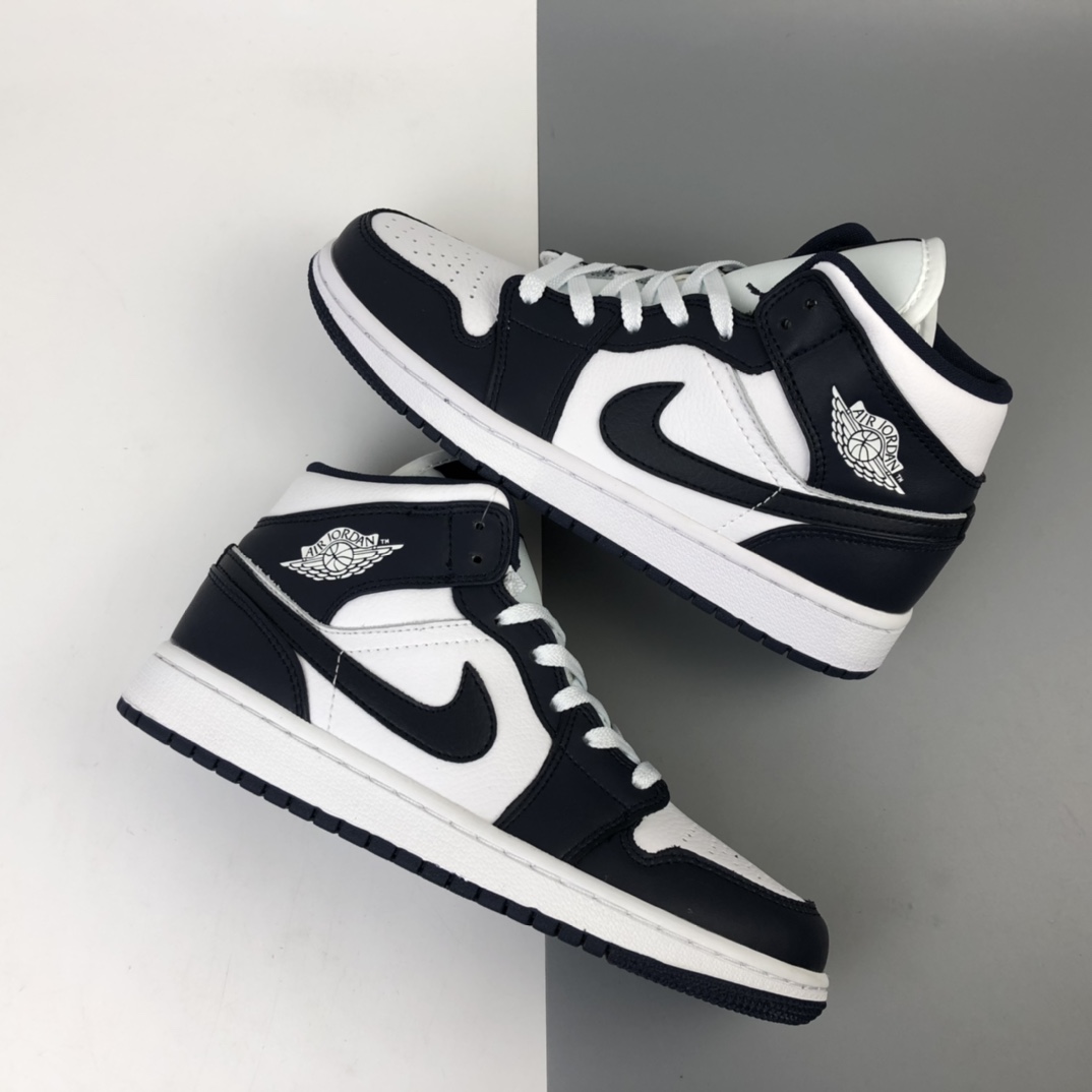 250 Air Jordan 1 Mid “What The”AJ1 乔1中帮中性文化篮球鞋黑耀石554724-174