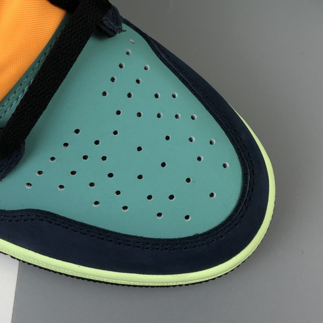 430 ST版本 Air Jordan 1 Retro High OG ”Bio Hack” AJ1 乔1“彩色拼接生物黑客”经典复古经典高帮百搭文化篮球鞋 555088-201
