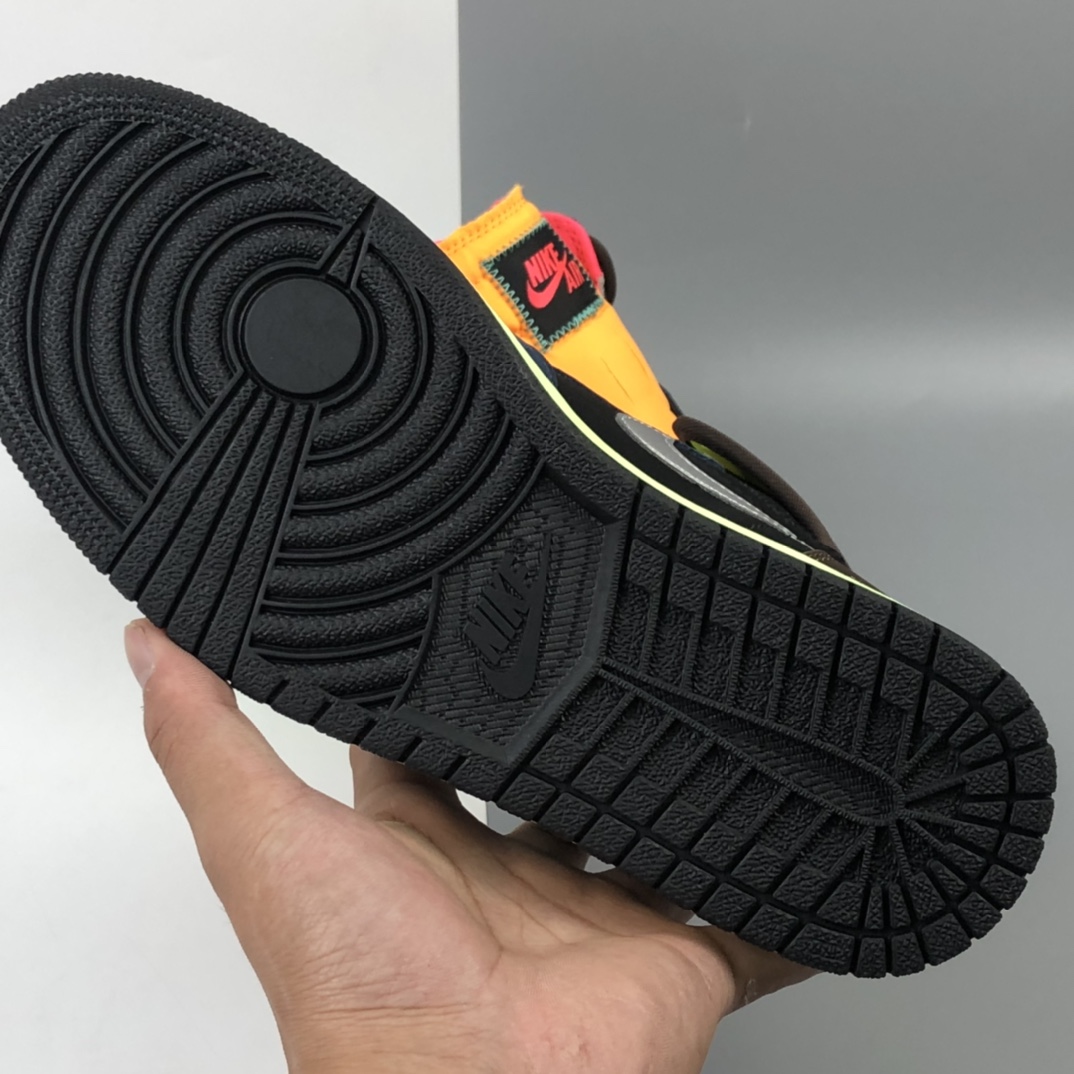 430 ST版本 Air Jordan 1 Retro High OG ”Bio Hack” AJ1 乔1“彩色拼接生物黑客”经典复古经典高帮百搭文化篮球鞋 555088-201