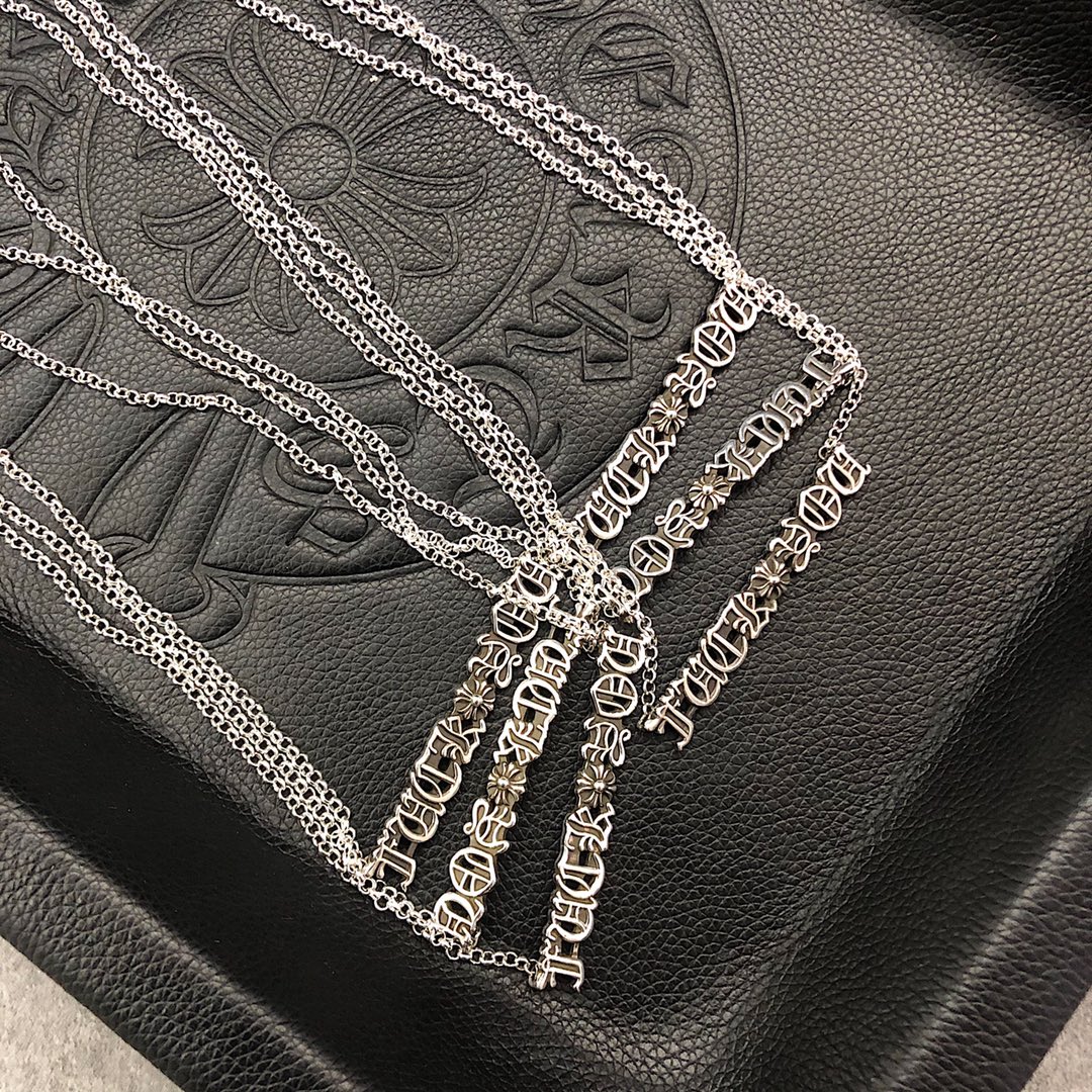 Chrome Hearts 新品上架𝐂𝐡𝐫𝐨𝐦𝐞 𝐡𝐞𝐚𝐫𝐭𝐬 克罗心 FK锁骨链项链