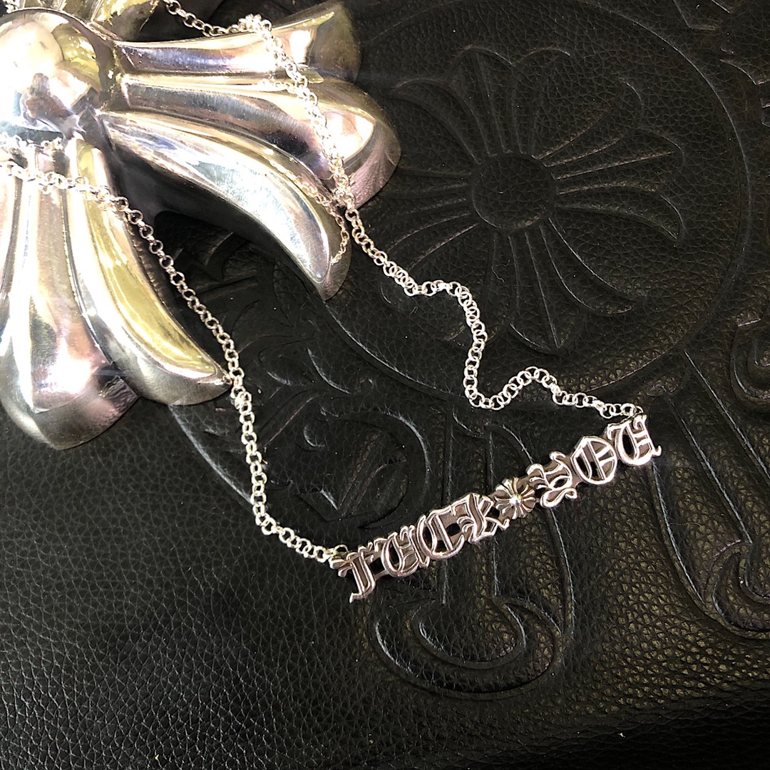 Chrome Hearts 新品上架𝐂𝐡𝐫𝐨𝐦𝐞 𝐡𝐞𝐚𝐫𝐭𝐬 克罗心 FK锁骨链项链