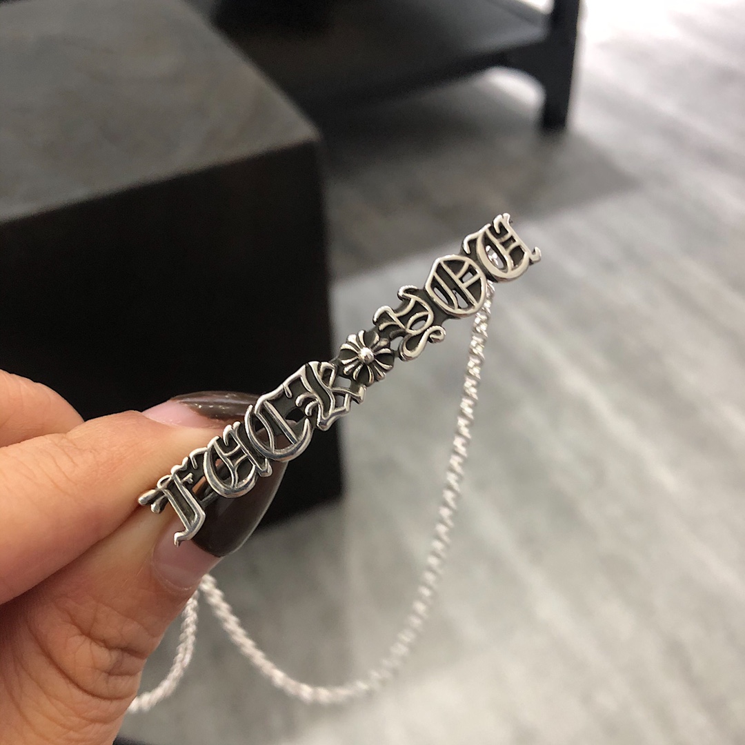 Chrome Hearts 新品上架𝐂𝐡𝐫𝐨𝐦𝐞 𝐡𝐞𝐚𝐫𝐭𝐬 克罗心 FK锁骨链项链