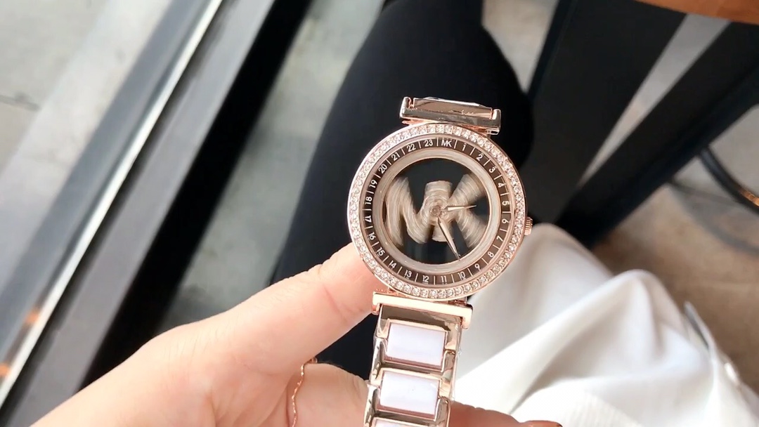 Michael Kors Women's Ritz Rose Gold-Tone Stainless Steel Watch MK6944