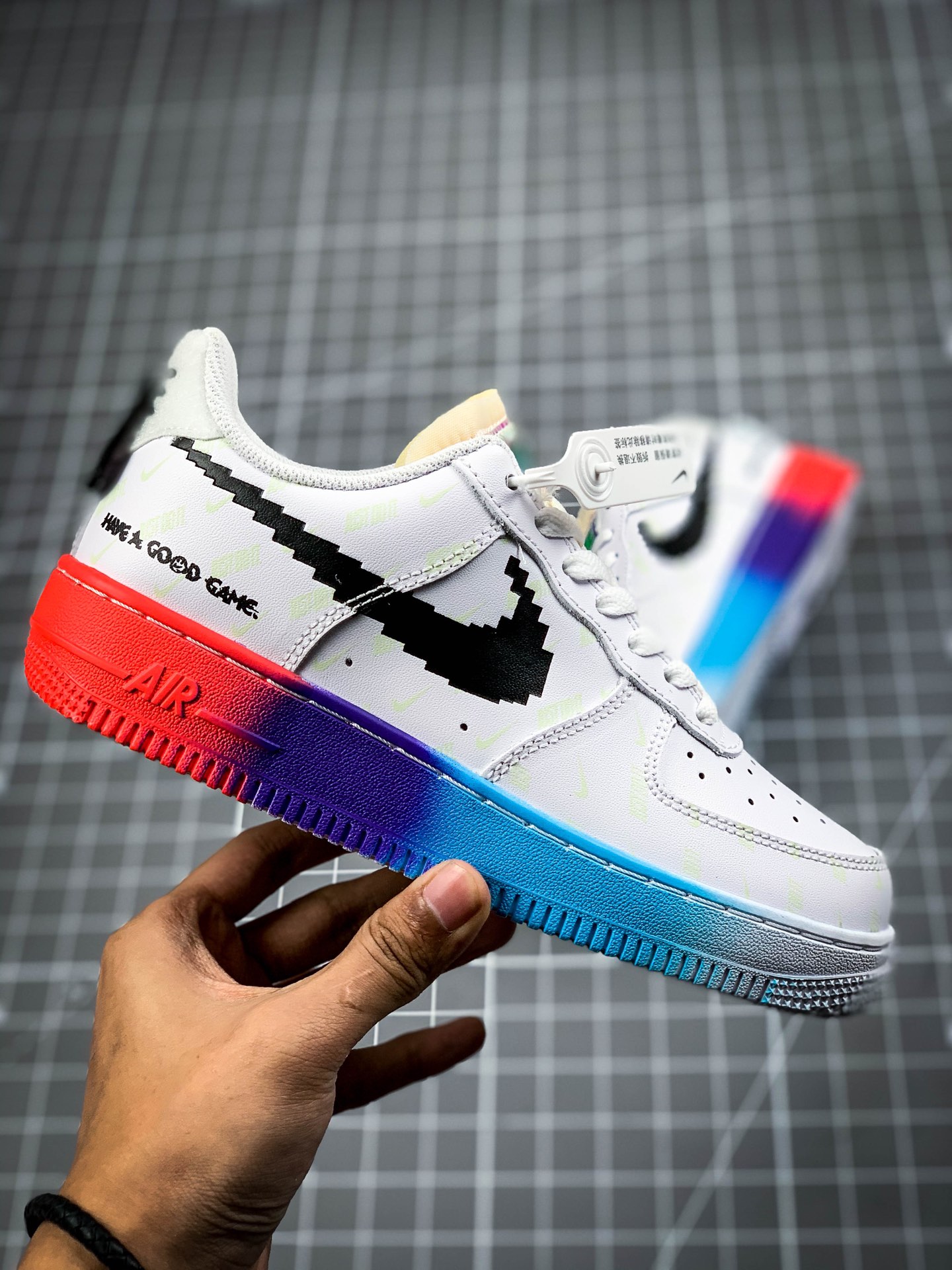 200 NIKE Force 1 空军一号 电玩英雄联盟皮肤休闲板鞋 318155-113