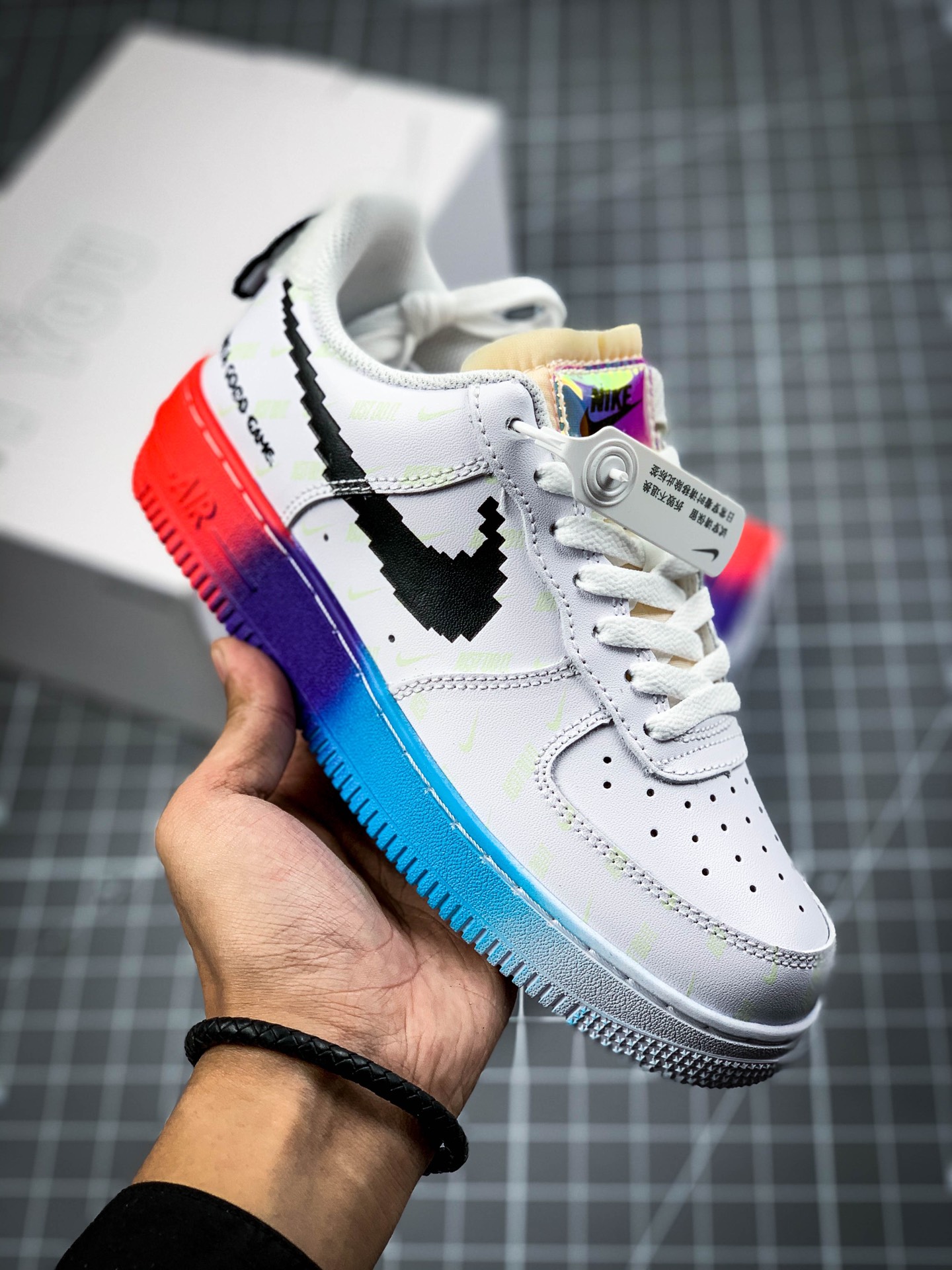 200 NIKE Force 1 空军一号 电玩英雄联盟皮肤休闲板鞋 318155-113