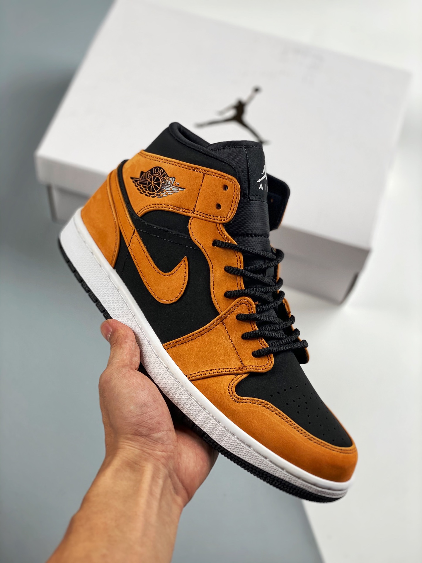 Air Jordan 1 Mid arena, pedido de cliente de comercio exterior de Tmall, la mejor artesanía del mercado, serie de caña …