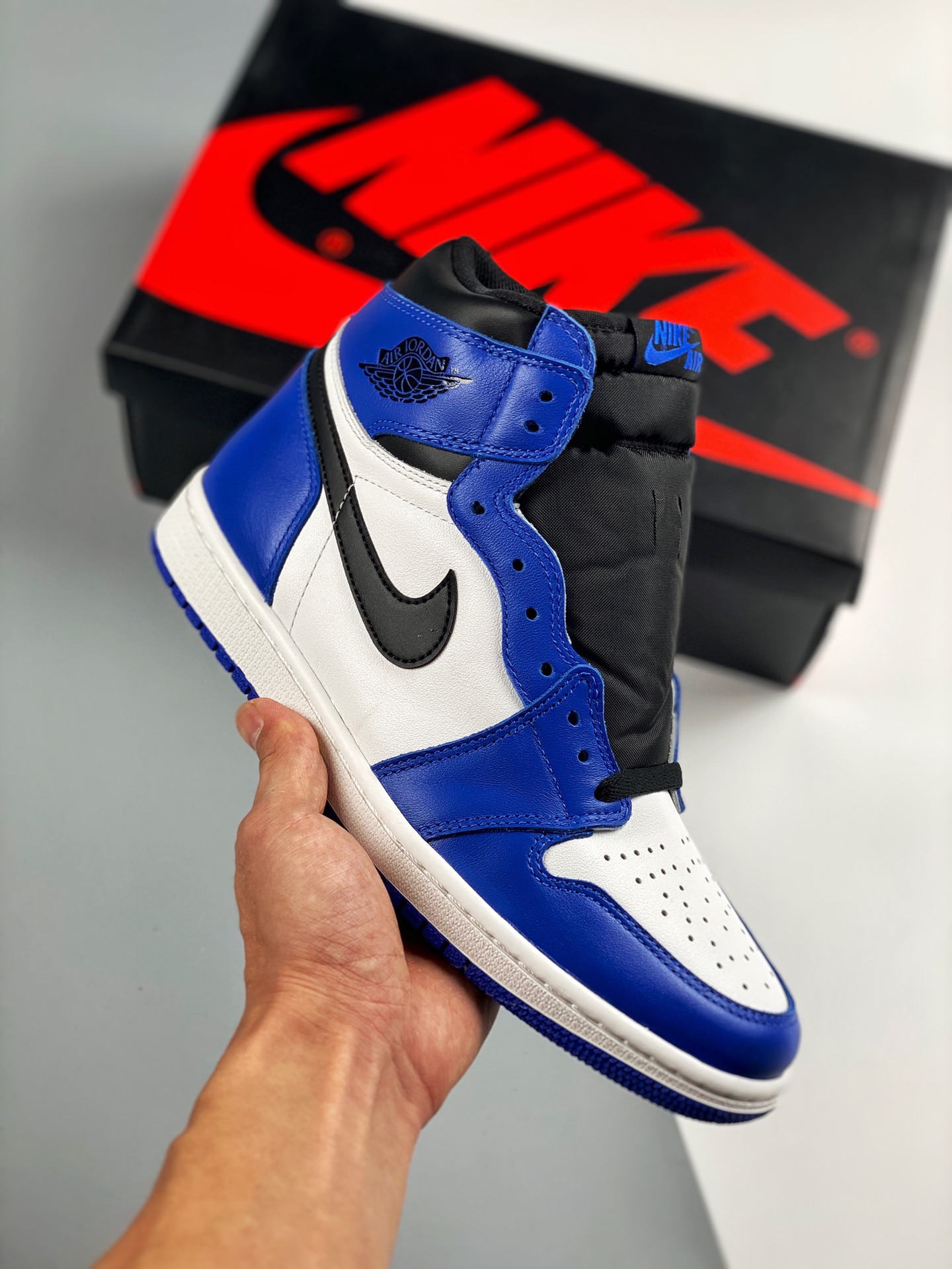 Exportación pura original, alcanzando la cima de nuevo 💪🏻 💪🏻 Air Jordan 1 Retro "Game Royal" pequeño rayo / azul ju…