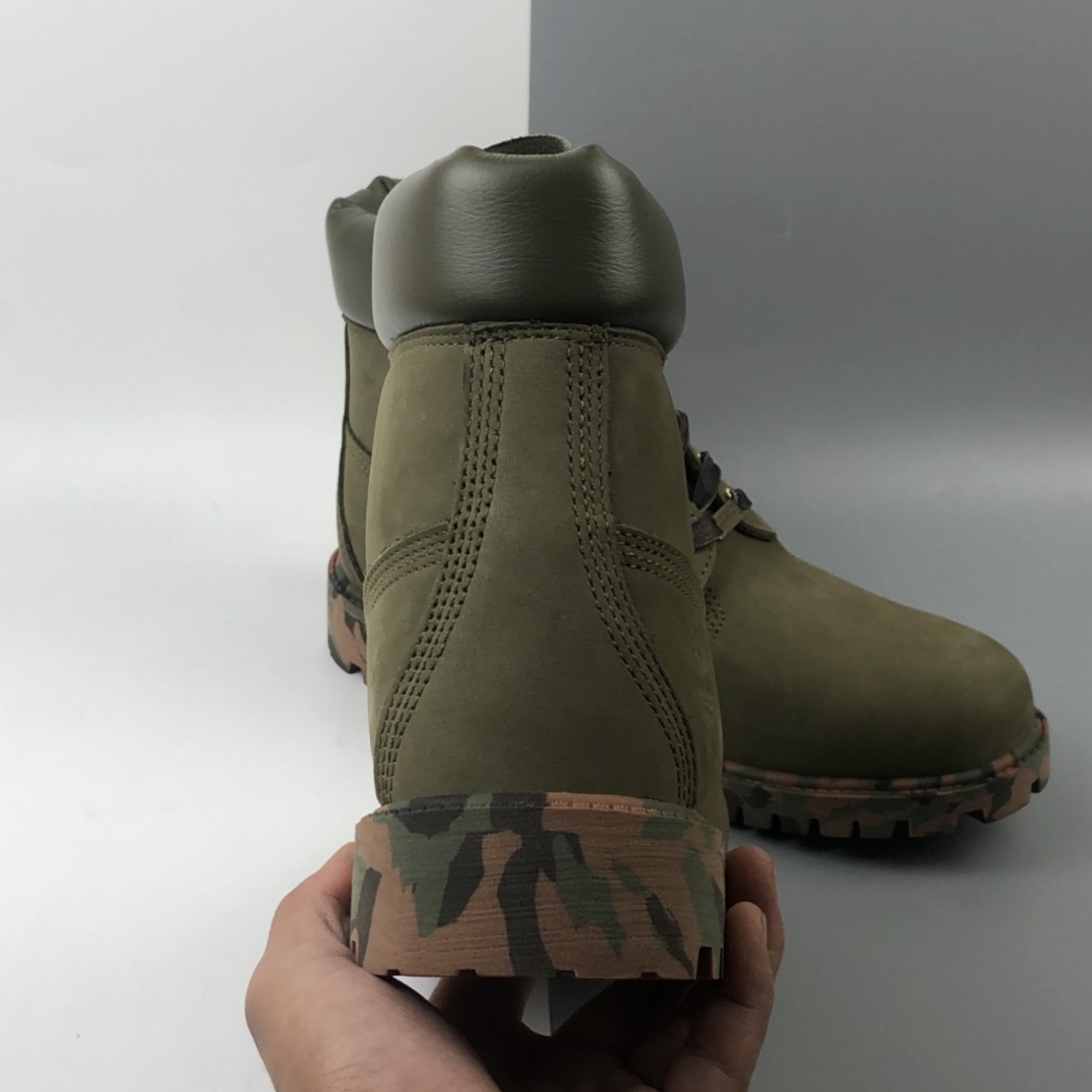 390 Timberland 迷彩军绿 男码7孔/6716B 女款6孔/5716B
