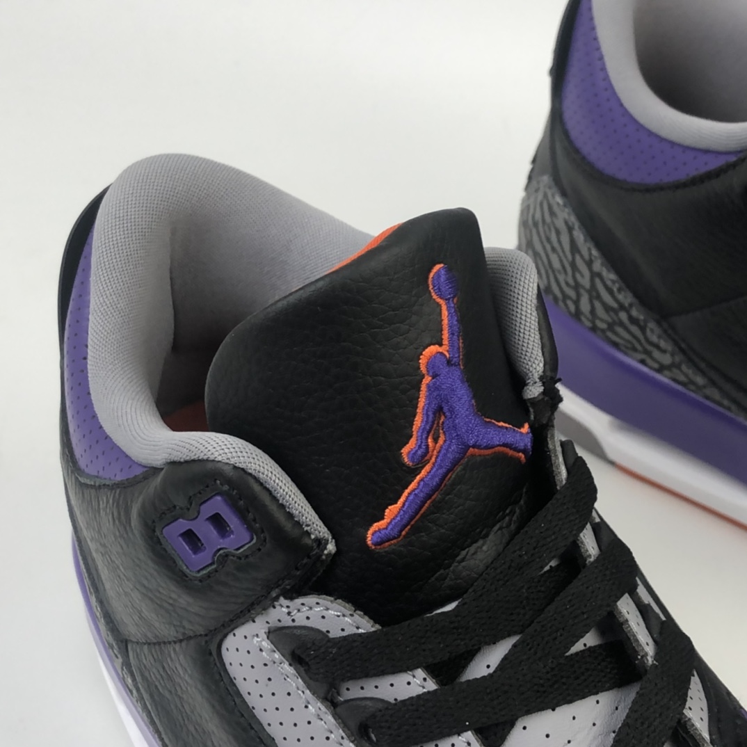 390 Air Jordan 3 Retro  ” Court Purple ” AJ3乔3 男子文化篮球鞋 葡萄紫 CT8532-050