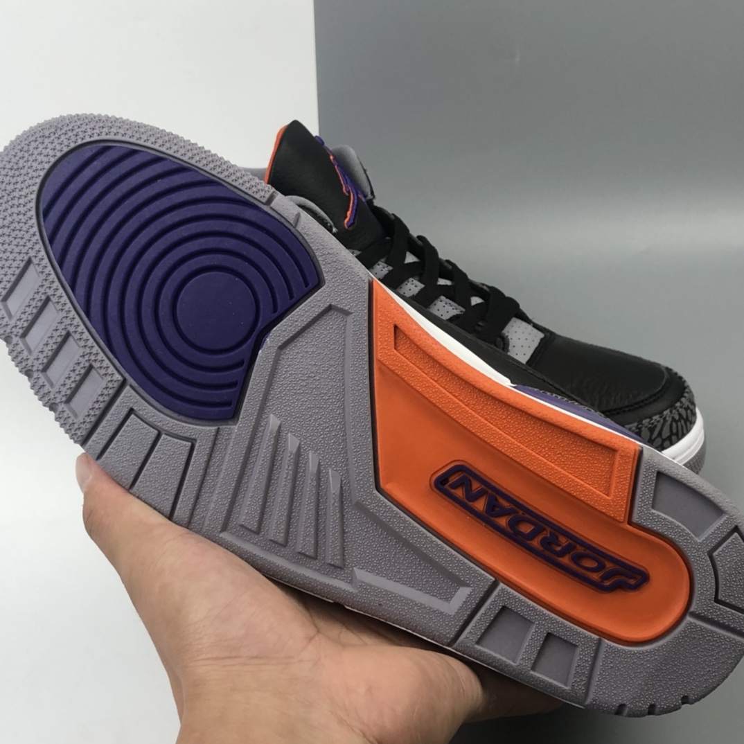 390 Air Jordan 3 Retro  ” Court Purple ” AJ3乔3 男子文化篮球鞋 葡萄紫 CT8532-050