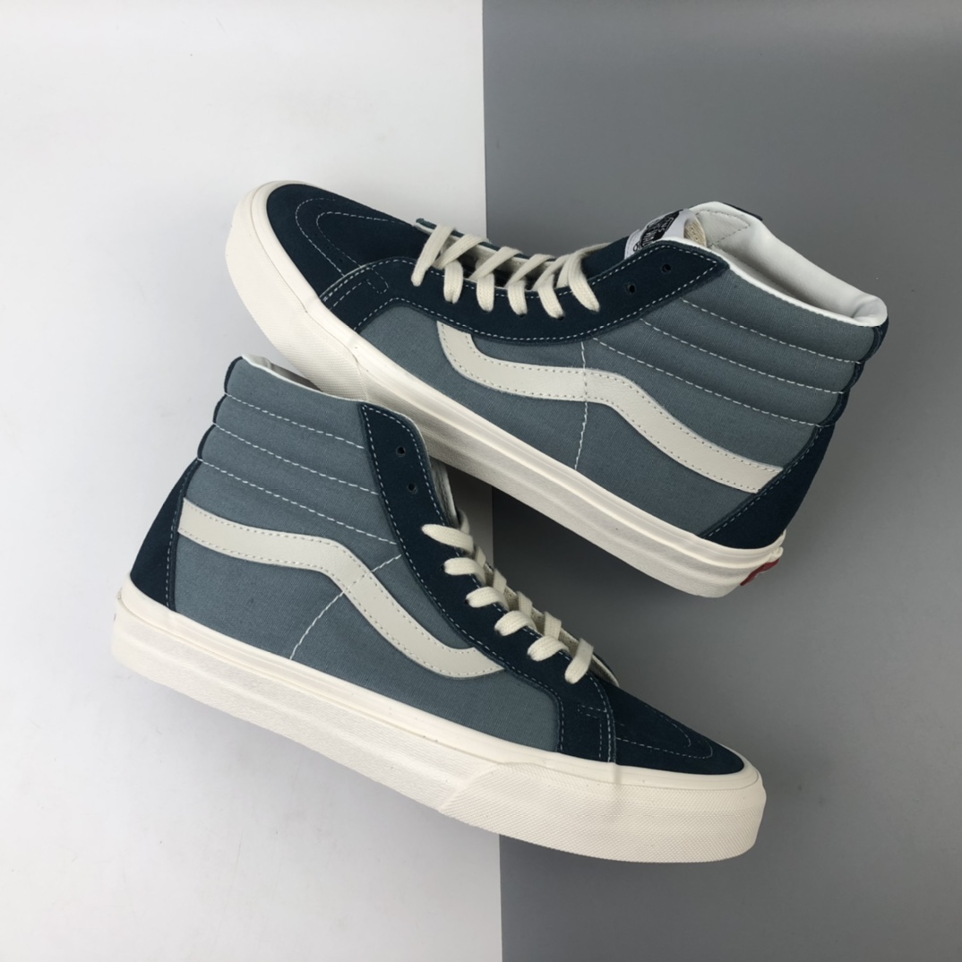 150 Vans SK8-Hi Vault OG万斯 牛仔蓝 高帮硫化帆布鞋 VN0A4BVBOIF