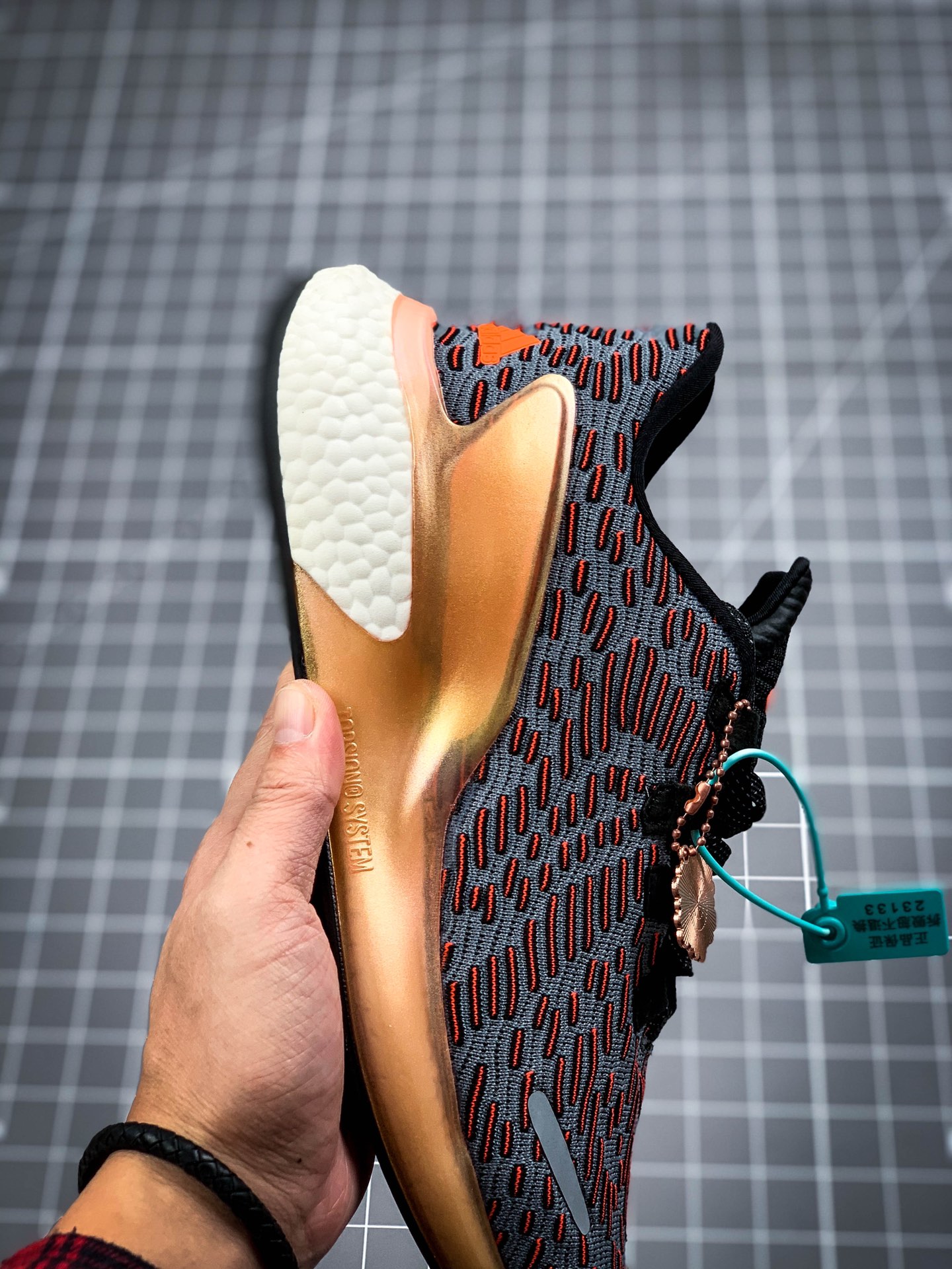 190 公司级阿迪达斯adidas Lava Boost 阿尔法火山爆米花系列阿尔法透气冰丝休闲运动慢跑鞋 FW8309 6201