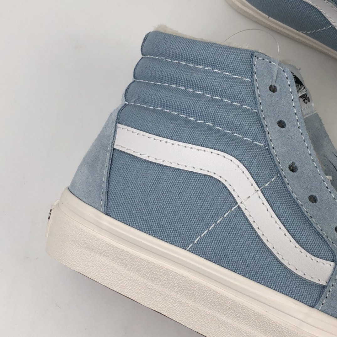 160 加绒款 Vans SK-8 Mid Reissue 浅蓝 VN0A4BVBVZ5