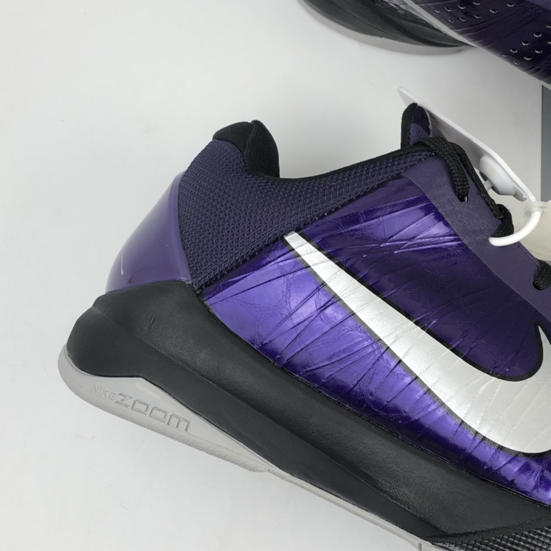 290 Nike Zoom Kobe ZK5 电光紫 科比5代复刻实战运动低帮文化篮球鞋 386429-500