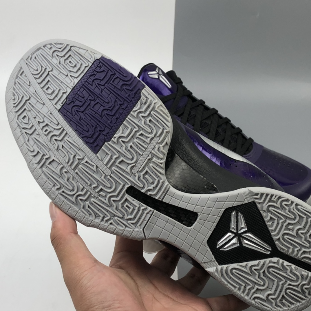 290 Nike Zoom Kobe ZK5 电光紫 科比5代复刻实战运动低帮文化篮球鞋 386429-500