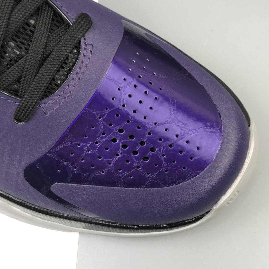 290 Nike Zoom Kobe ZK5 电光紫 科比5代复刻实战运动低帮文化篮球鞋 386429-500