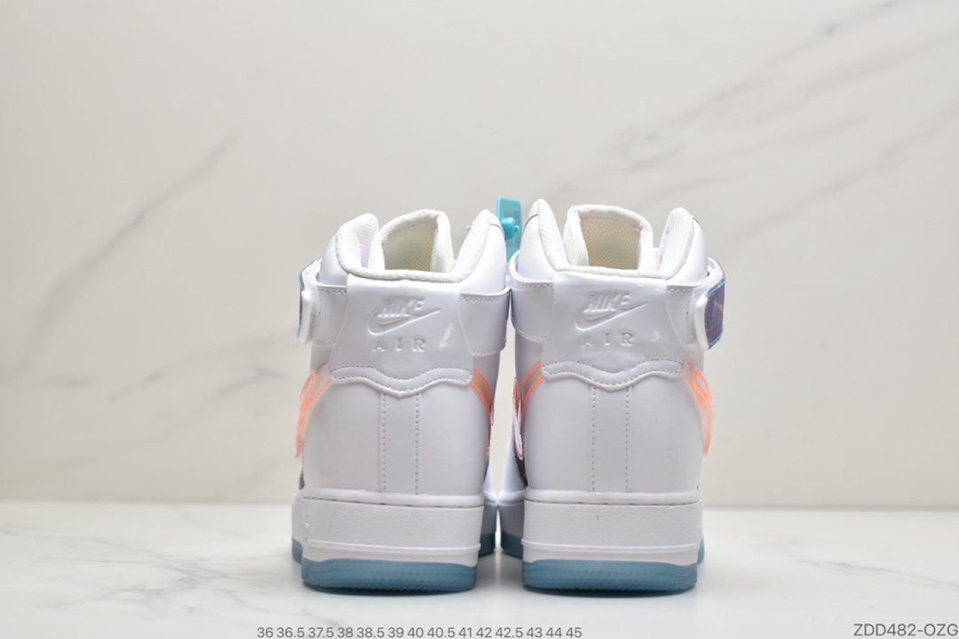 210 公司级耐克Nike Air Force 1 ‘07 Mid 空军一号中帮电玩镭射 DC2111-191