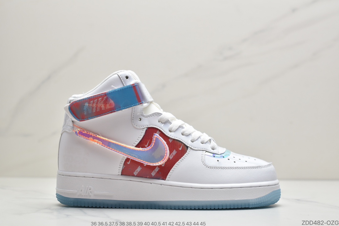 210 公司级耐克Nike Air Force 1 ‘07 Mid 空军一号中帮电玩镭射 DC2111-191