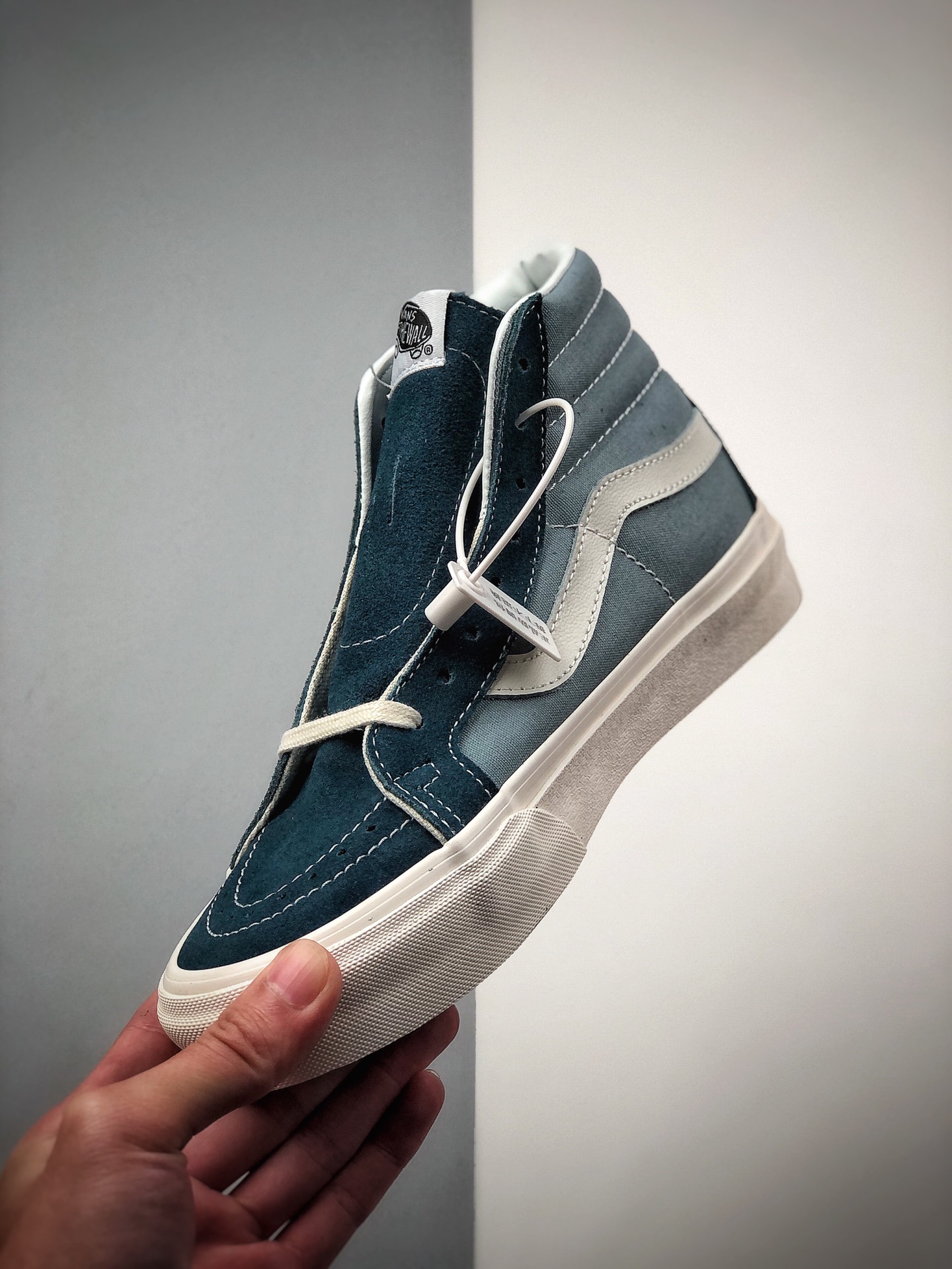 150  Vans SK8-Hi Vault OG万斯 牛仔蓝 高帮硫化帆布鞋