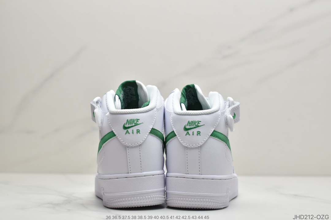 190 公司级 耐克Nike Air Force 1 '07 LV8 3 3D白绿中帮满天星 3M反光 366731-909