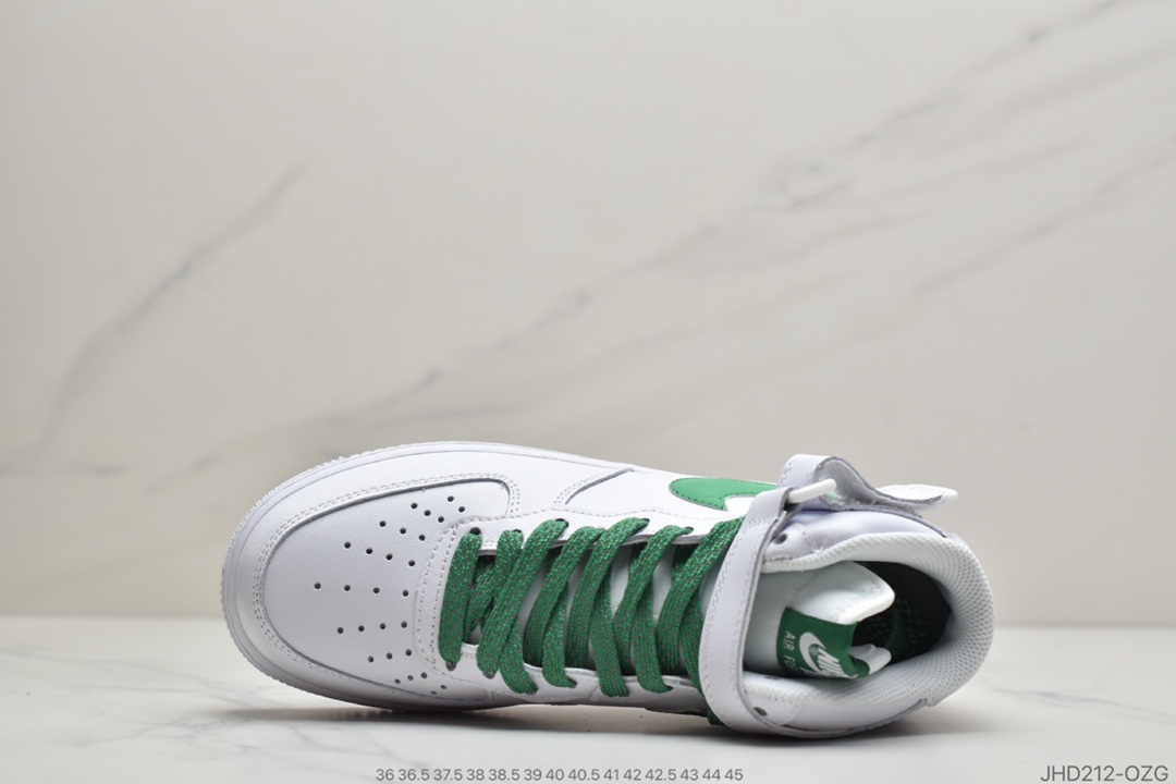 190 公司级 耐克Nike Air Force 1 '07 LV8 3 3D白绿中帮满天星 3M反光 366731-909