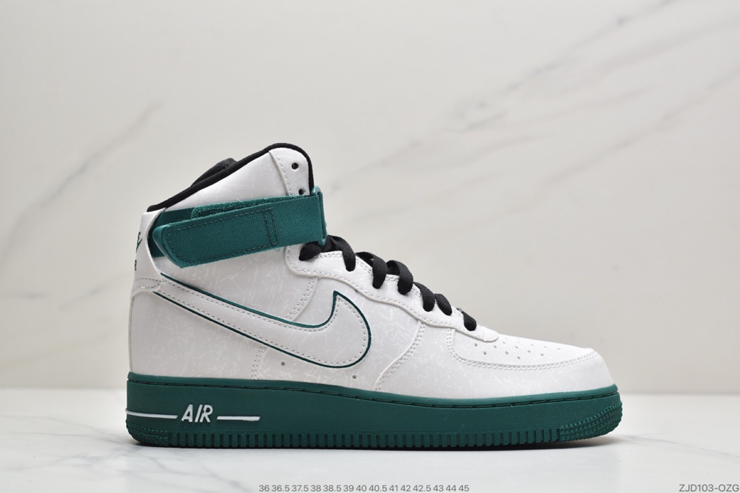 230 公司级耐克Nike Air Force 1 High NBA “Lakers”/“Clippers”空军高帮魔术贴休闲板鞋 货号：BQ4591-100