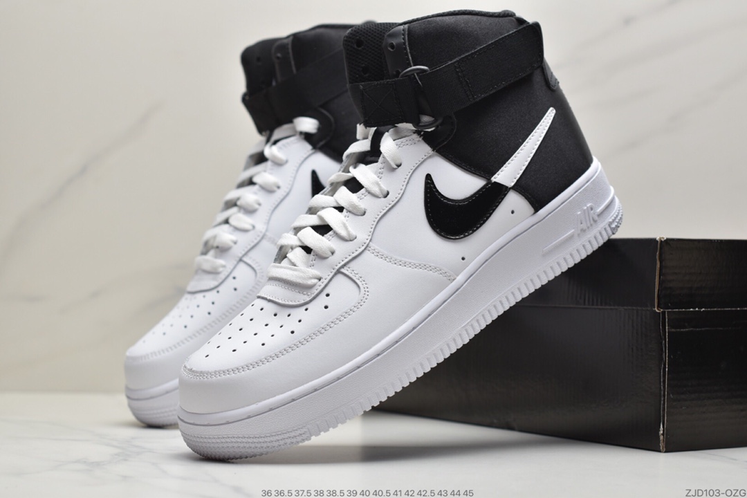 230 公司级耐克Nike Air Force 1 High NBA “Lakers”/“Clippers”空军高帮魔术贴休闲板鞋 货号：BQ4591-100