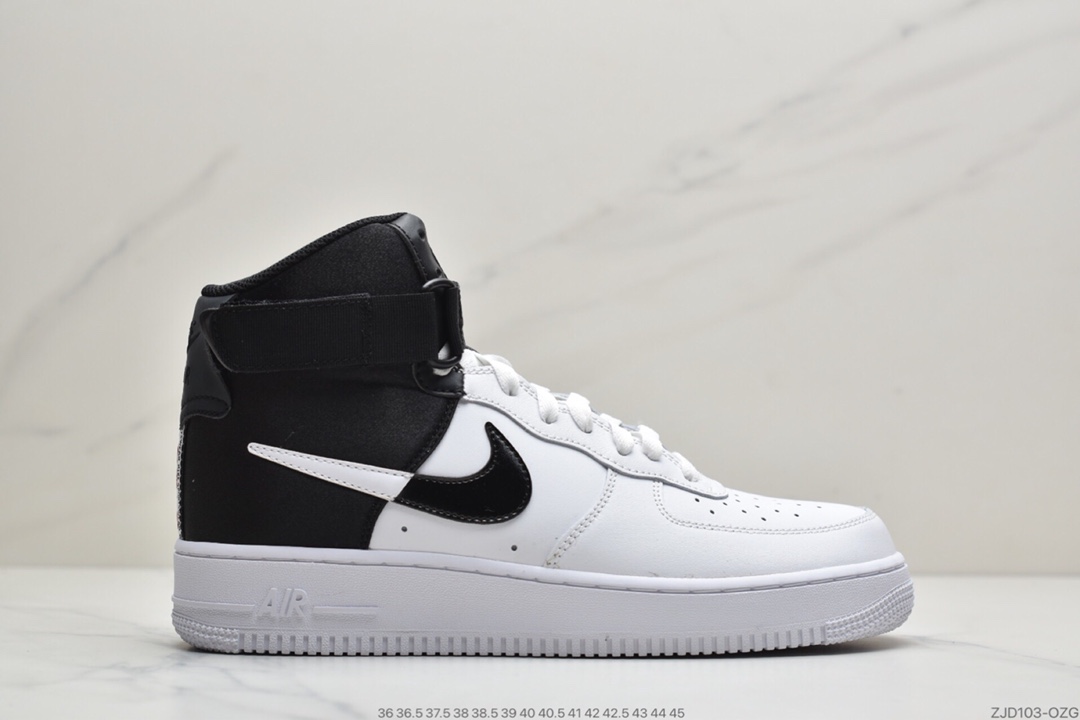 230 公司级耐克Nike Air Force 1 High NBA “Lakers”/“Clippers”空军高帮魔术贴休闲板鞋 货号：BQ4591-100