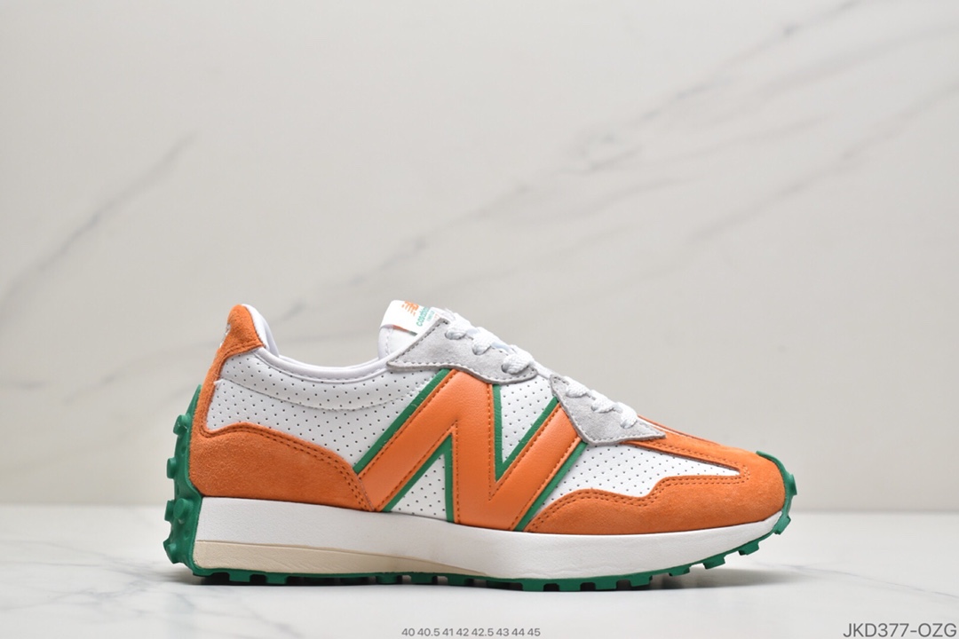 160 新百伦New Balance MS327系列复古休闲运动慢跑鞋“浅灰紫白”MS327COB