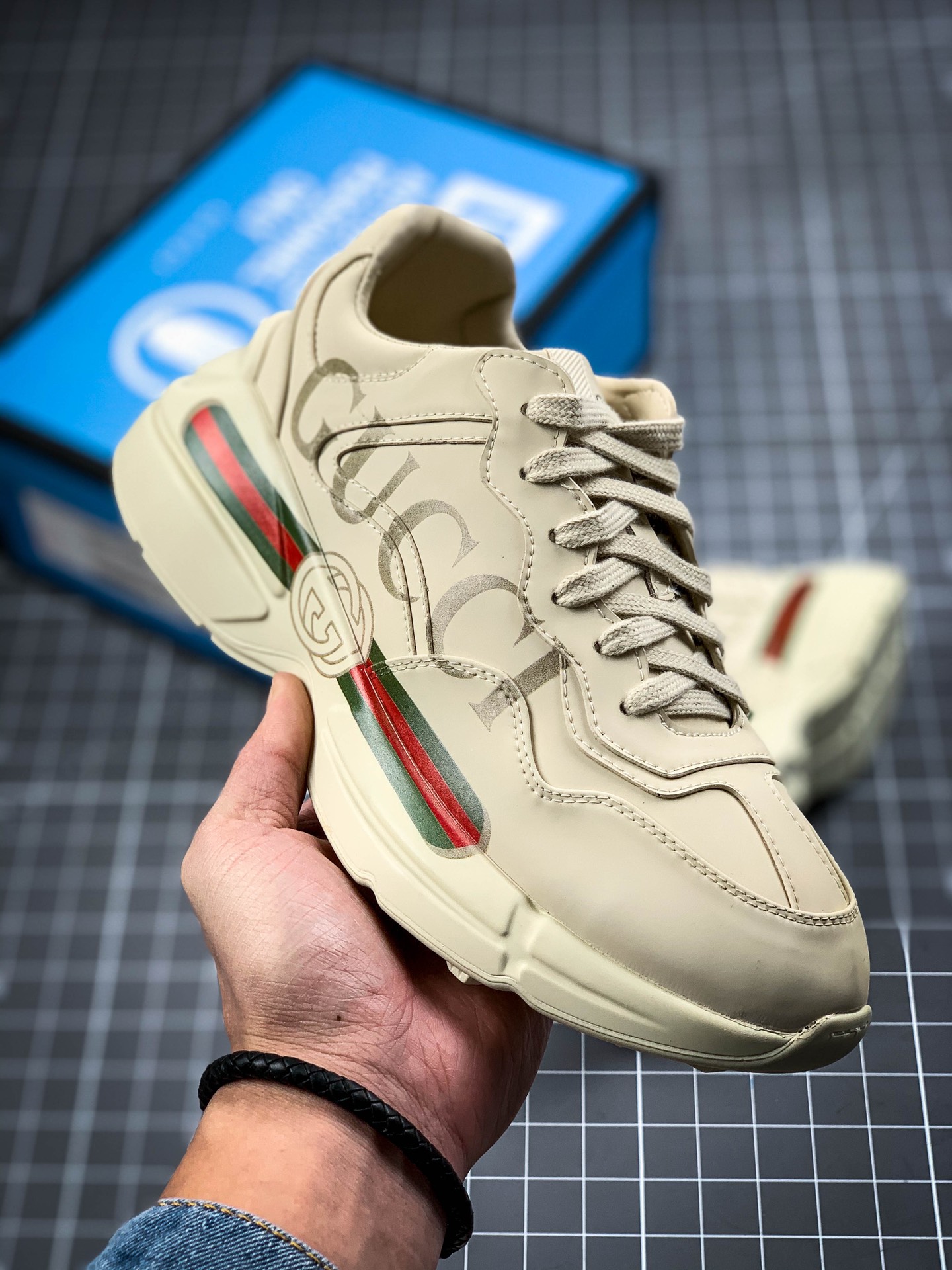 合集 280 芯片 Gucci Rhyton Vintage Trainer Sneaker