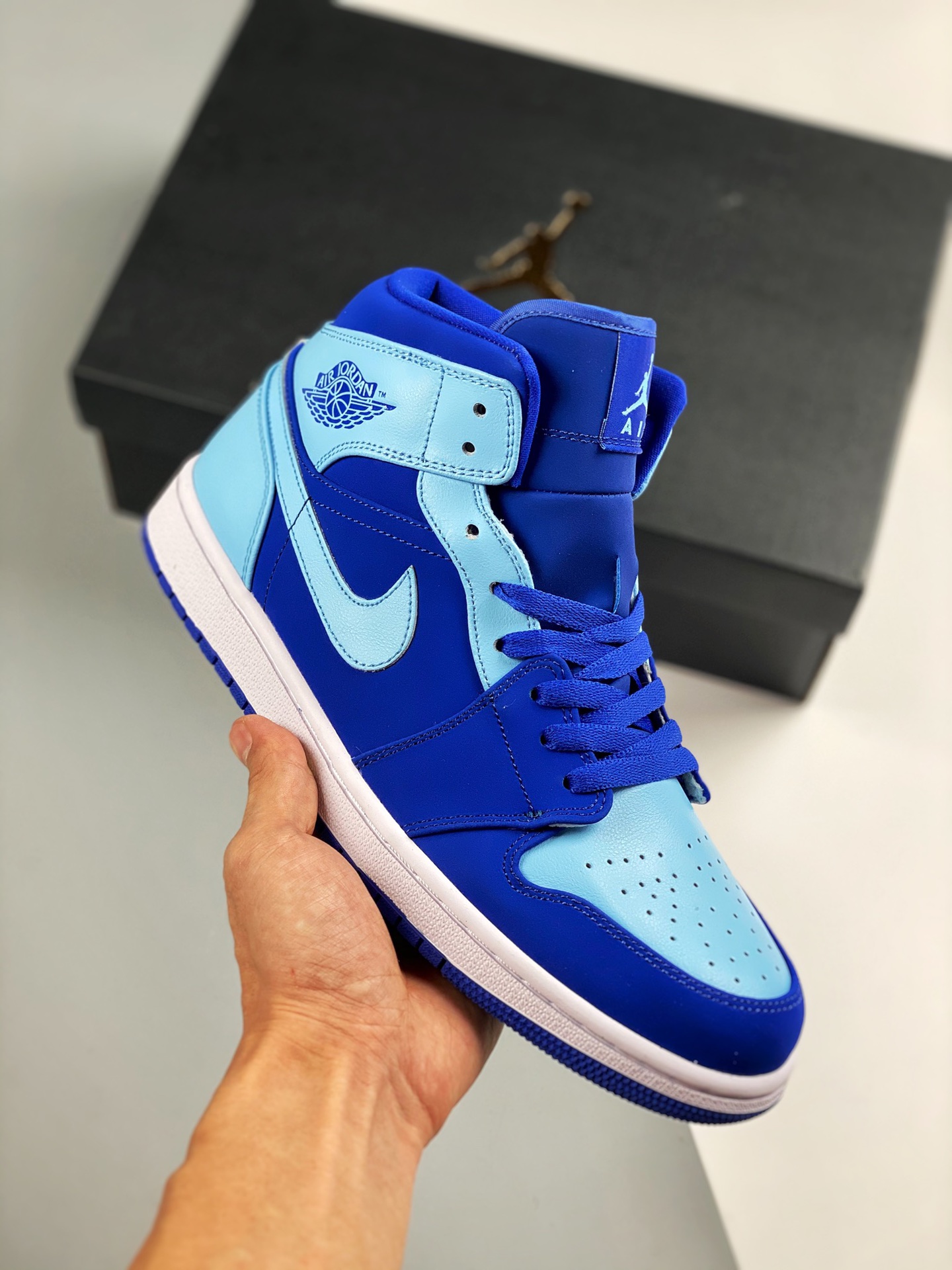 Air Jordan 1 Mid pedido de cliente de comercio exterior de Tmall, la mejor artesanía del mercado, serie de caña media, …