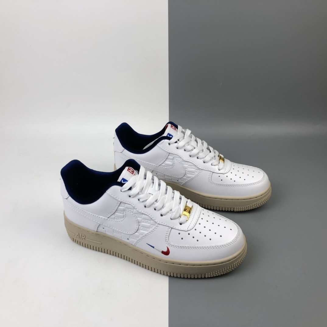 180 Nike Air Force 1 Low 空军一号运动休闲板鞋 KITH法国限定配色 CZ7927-100