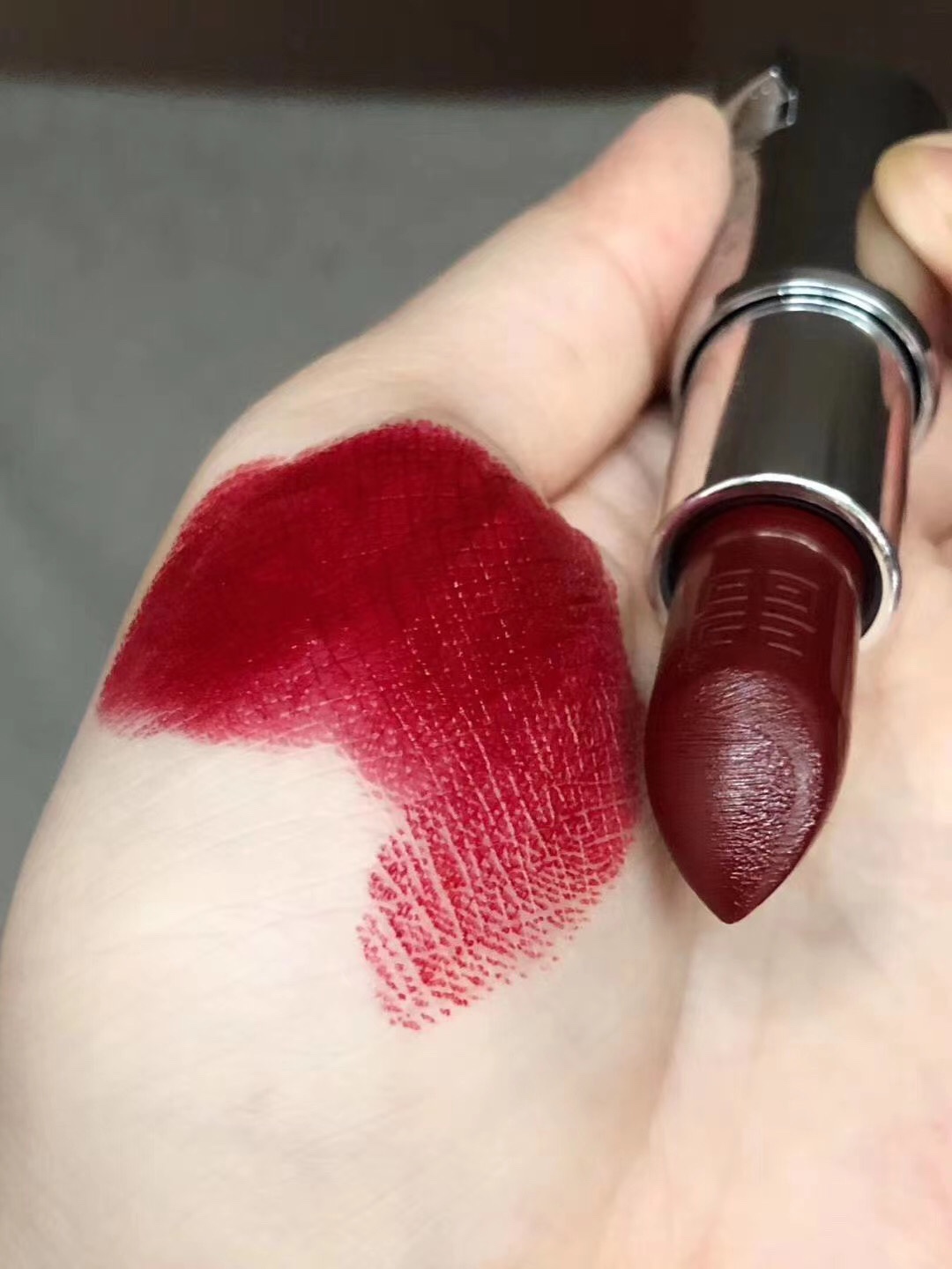 Givenchy Le Rouge Lipstick - 334 Grenat Volontaire - Cherry Red, Matte Finish 3 i1603690710 1298 3