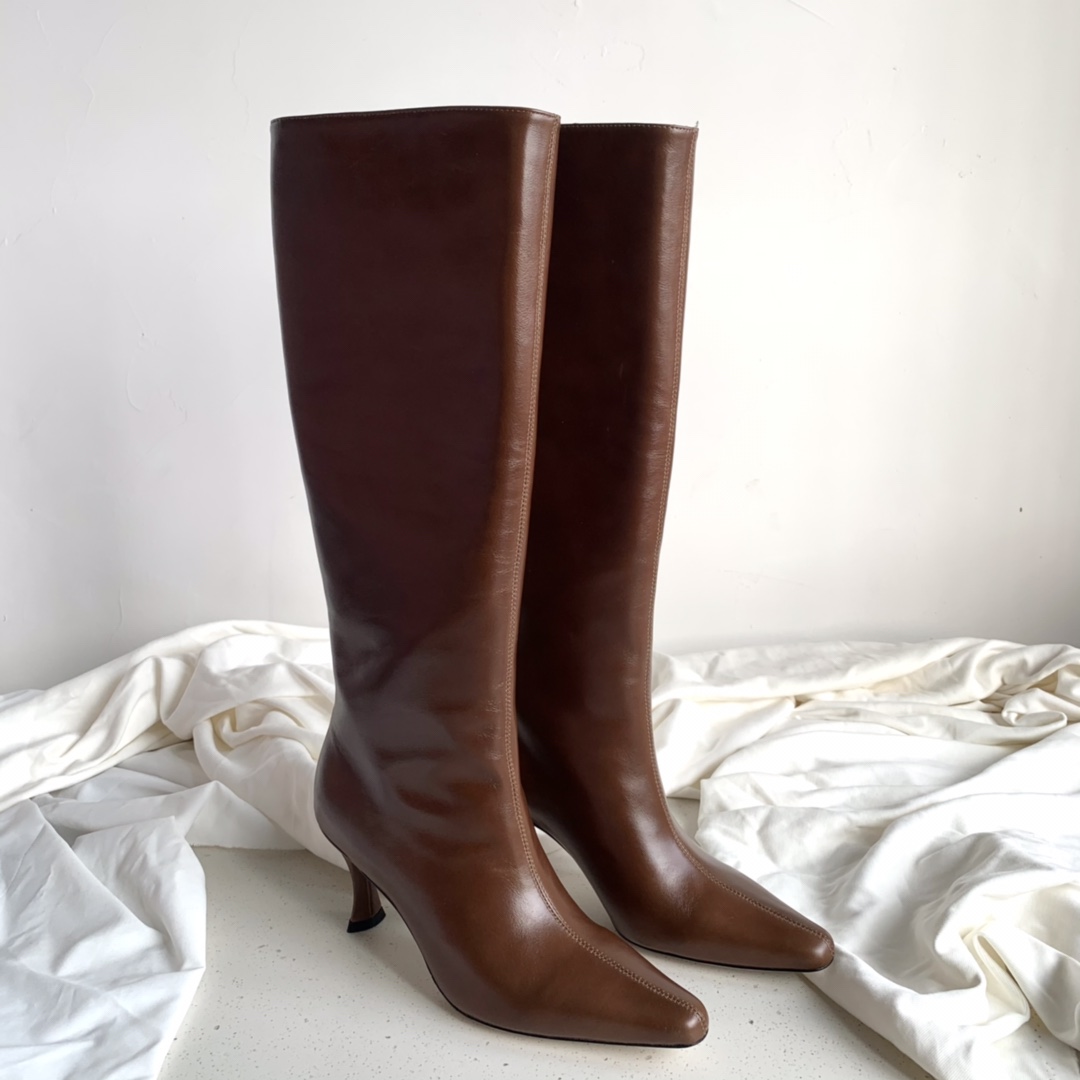 Byfar Fall/Winter Boots: Stylish, Customized, High Quality Italian Leather, Various Colors, Perfect Fit - 图片 1