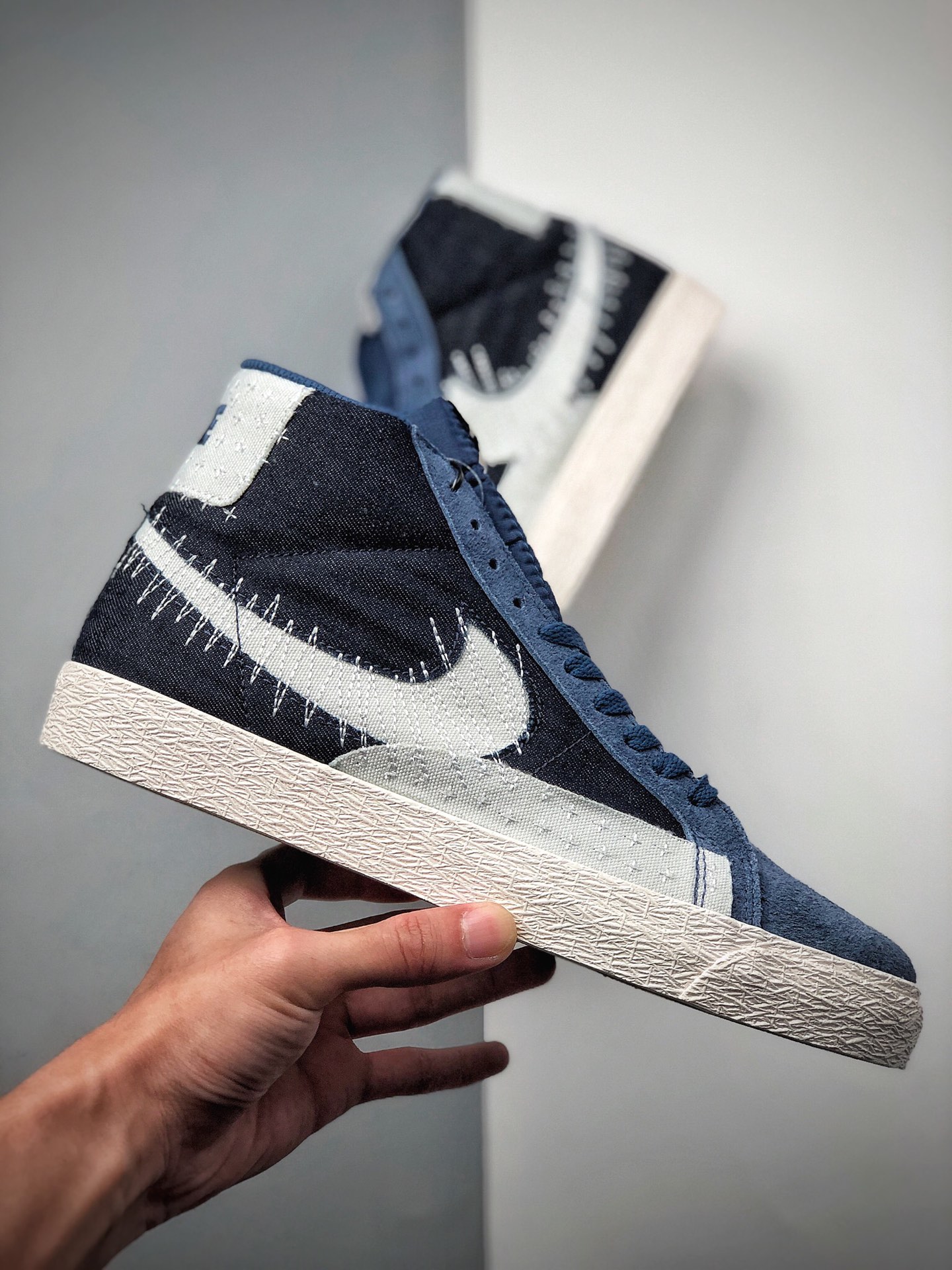 220  刺子绣 Nike SB Blazer Mid Premium”Sashiko Sesame”耐克 开拓者中帮休闲板鞋CT0715