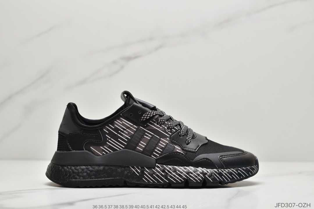 170 公司级 阿迪达斯Adidas Nite Jogger 2020 Boost 夜行者复古跑鞋FV1325